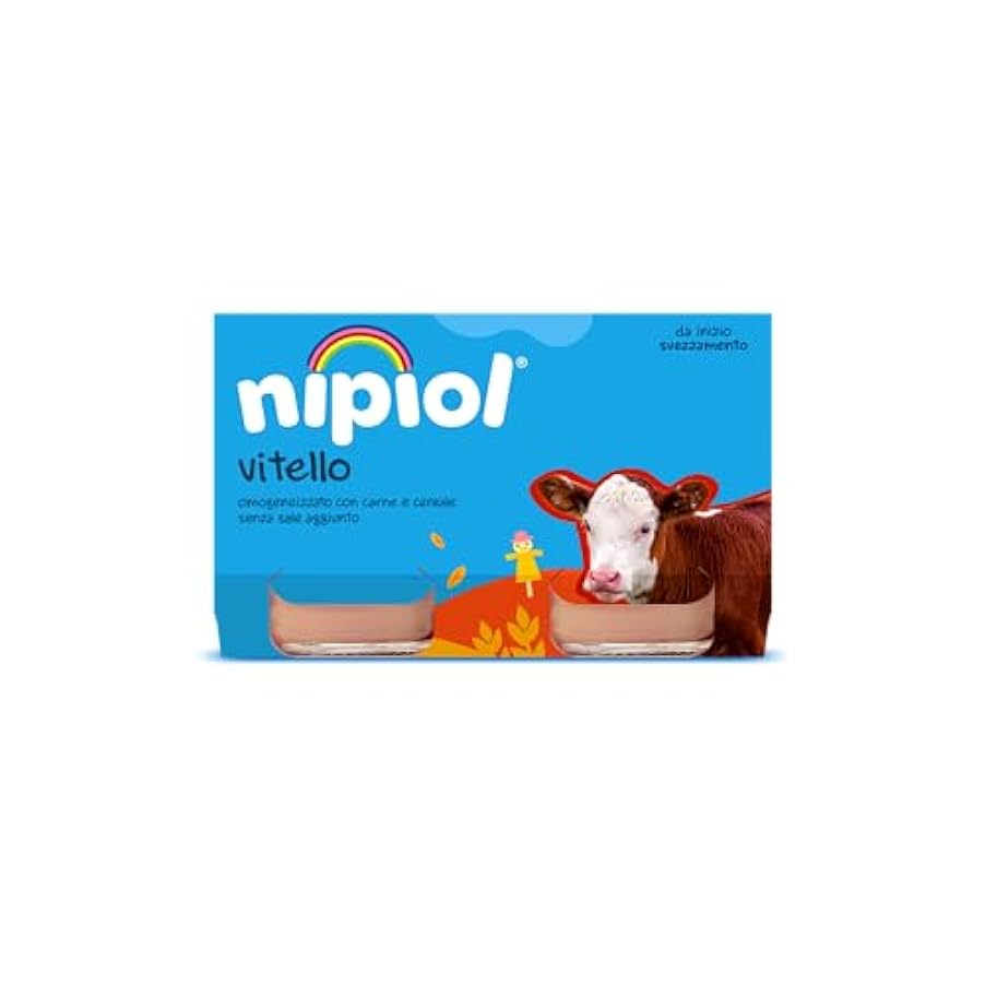 Nipiol Omogeneizzato Vitello - 2x120 g, 12 Confezioni 7