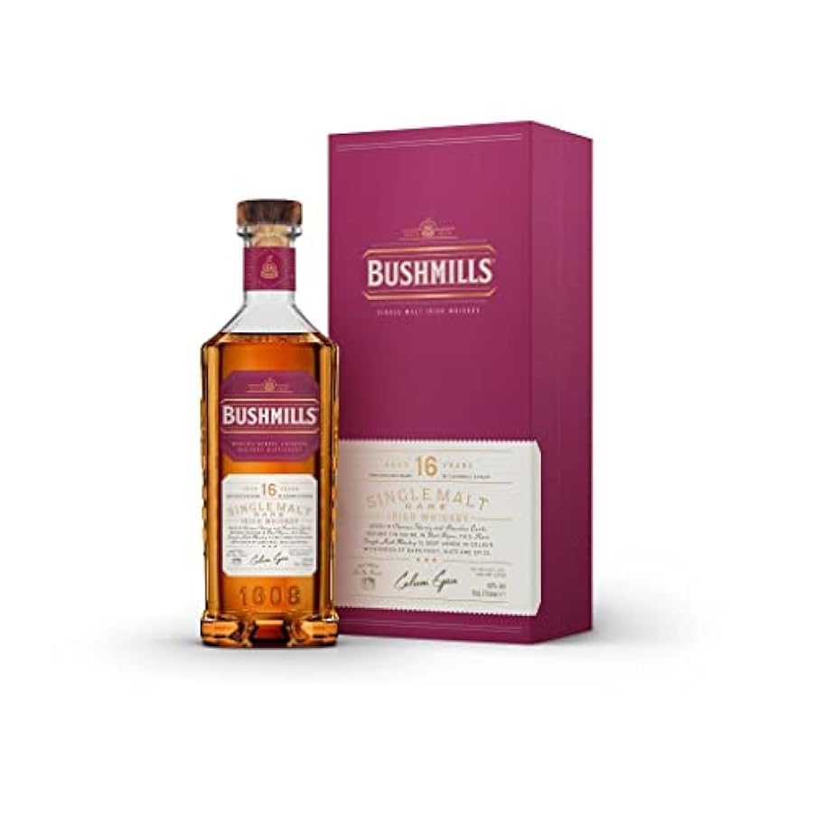 Bushmills 16 anni Single Malt 70cl - Whiskey irlandese invecchiato 16 anni in tre tipologie di legno. 40% vol. 459445561