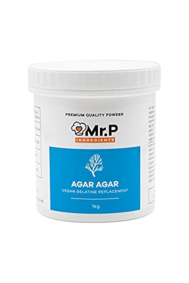 Mr.P Ingredients Agar Agar 1 Kg in Polvere Alternativa 