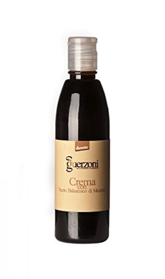 Crema con “Aceto Balsamico di Modena igp” GUERZONI – Confezione da 3 bottiglie da 250 ml - Biologica, Biodinamica (Demeter), Vegano, Vegetariano, Senza OGM 8652396