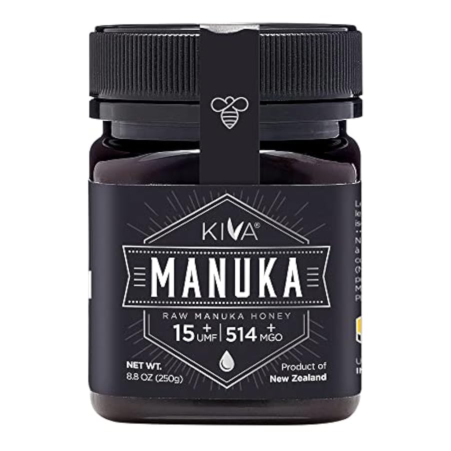 Miele Grezzo di Manuka Kiva, Certificato UMF 15+ (MGO 514+) – Nuova Zelanda (250 g) 641561985
