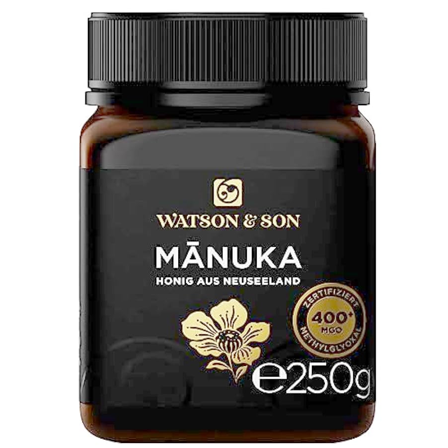 Watson & Son miele di manuka MGO 400+ 250g | Qualità Premium certificata dalla Nuova Zelanda | puro e naturale 176947897