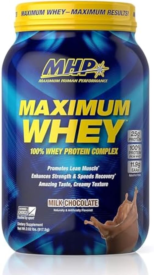 MHP Maximum Whey, Milk Chocolate, 2lb, 25 servings 584778398