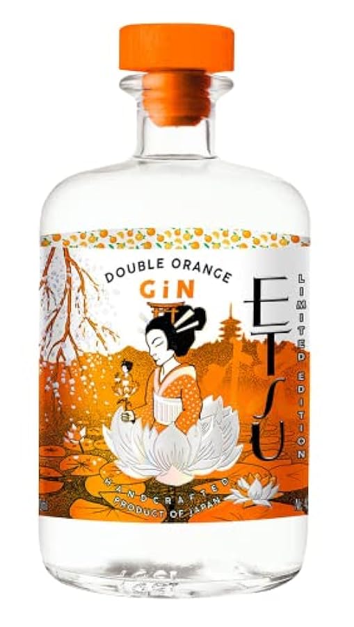 Etsu Gin Double Orange Limited Edition 43% Vol 0.7 l in Confezione Regalo 666121281