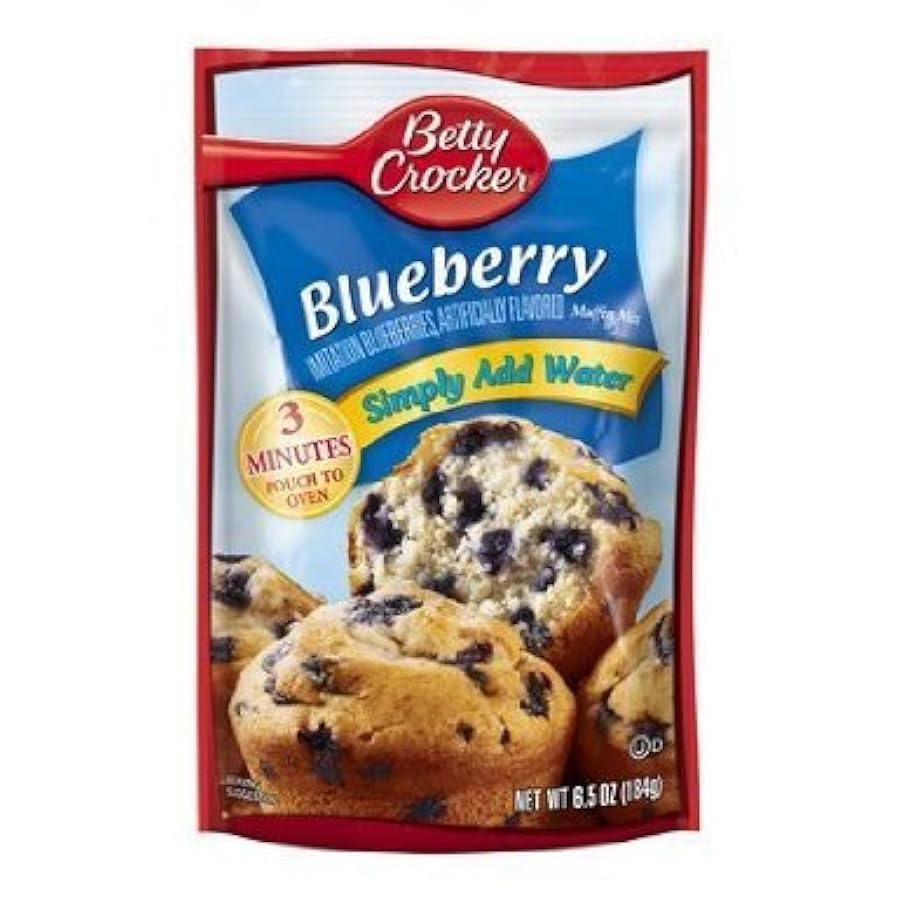 Betty Crocker Blueberry Muffin Mix 184,3 g (confezione da 12) 514331026