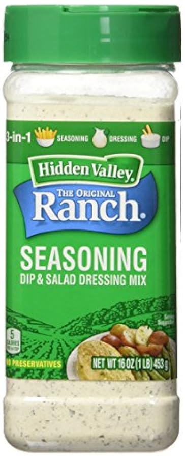 Hidden Valley Original Ranch Seasoning and Salad Dressing Mix, 16 Ounces by Hidden Valley 941732800