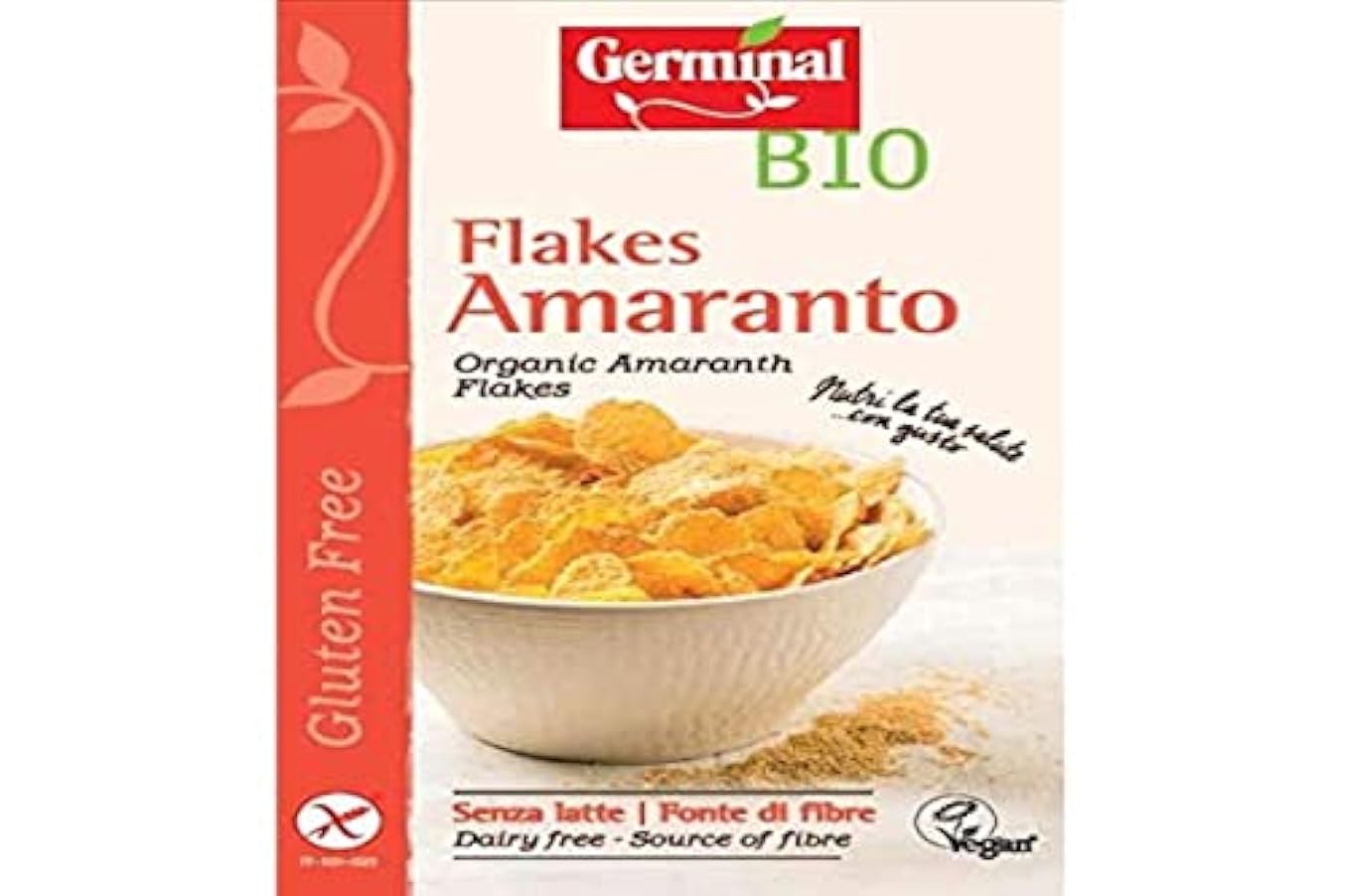Germinal Bio Amaranto Flakes - 8 confezioni da 200 gr - 1600 gr, Senza glutine 985078533
