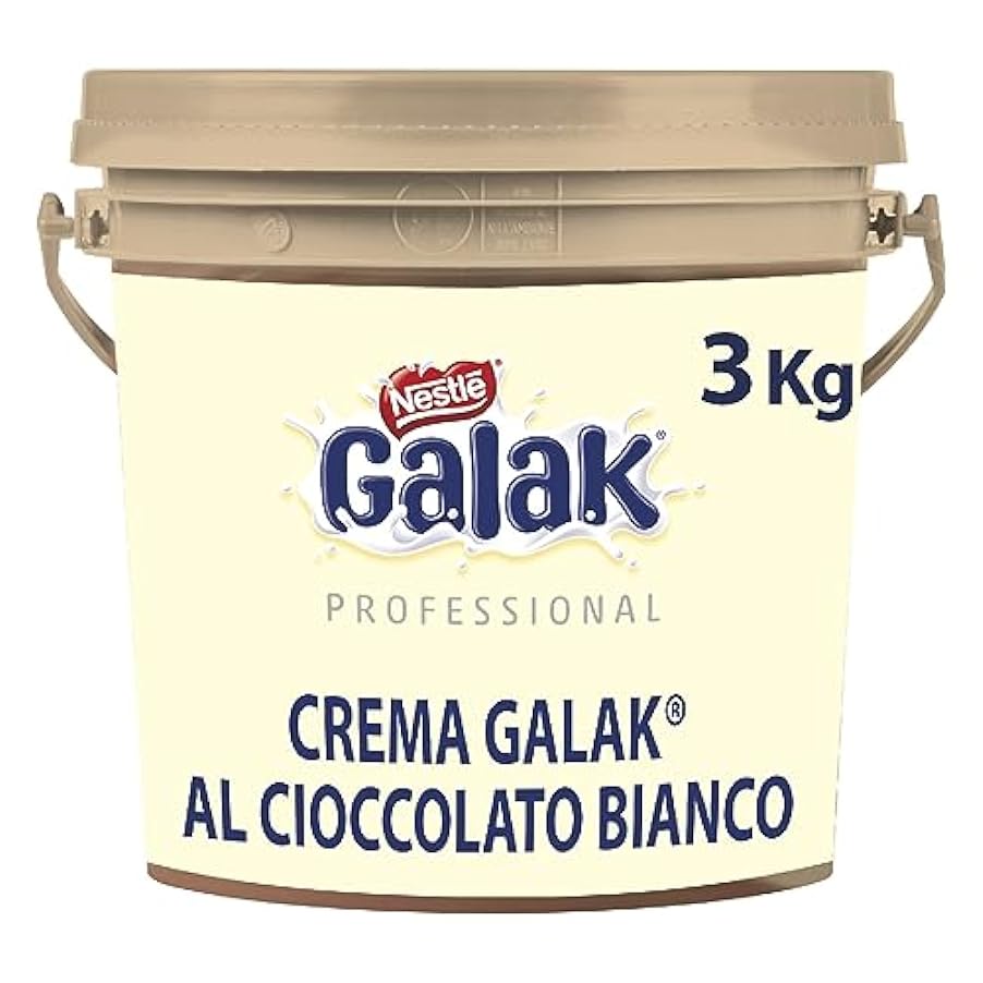 Galak NESTLÉ PROFESSIONALE Crema Spalmabile al Cioccolato Bianco, Secchiello 3k g 94234320