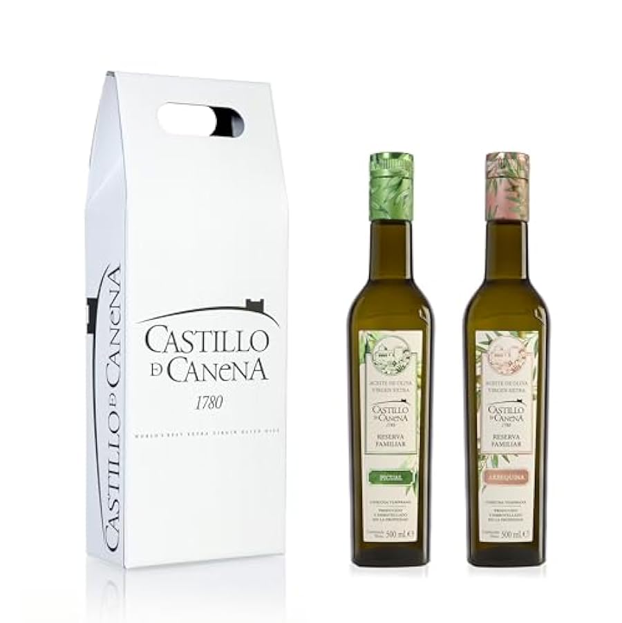 Castillo de Canena Family Reserve | 2 Bottiglie da 500 ml Picual e Arbequina | Olio Extra Vergine di Oliva 433586638
