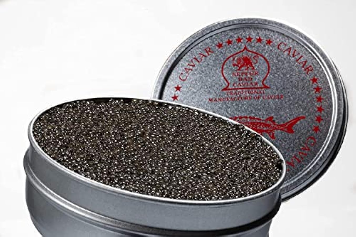 Sepehr Dad Caviar dalla Siberia | Caviale di storione siberiano | SENZA borace | 50 g 565761130