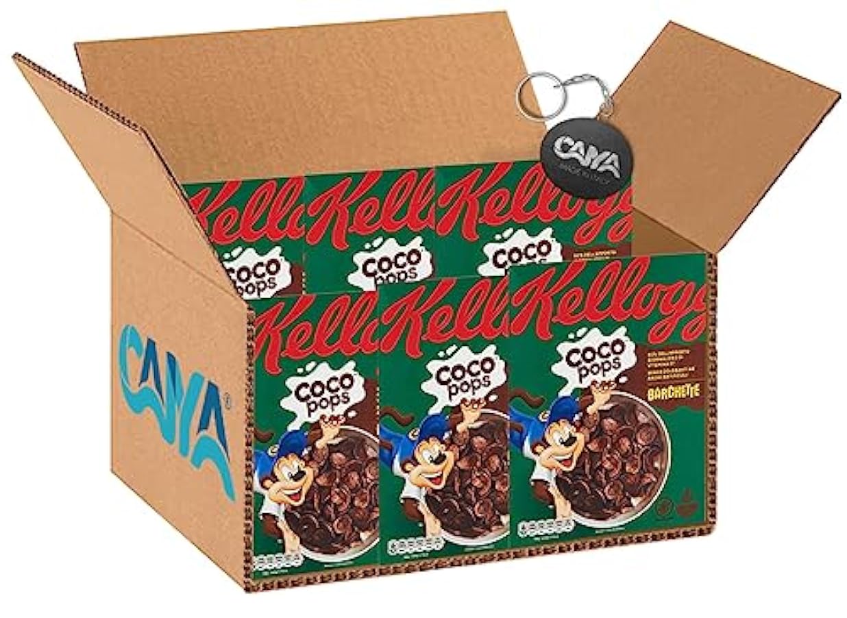 6X Coco Pops Cereali a forma di Barchette al Cioccolato 365g [CAIYA® BOX da 6 Confezioni] 707598370