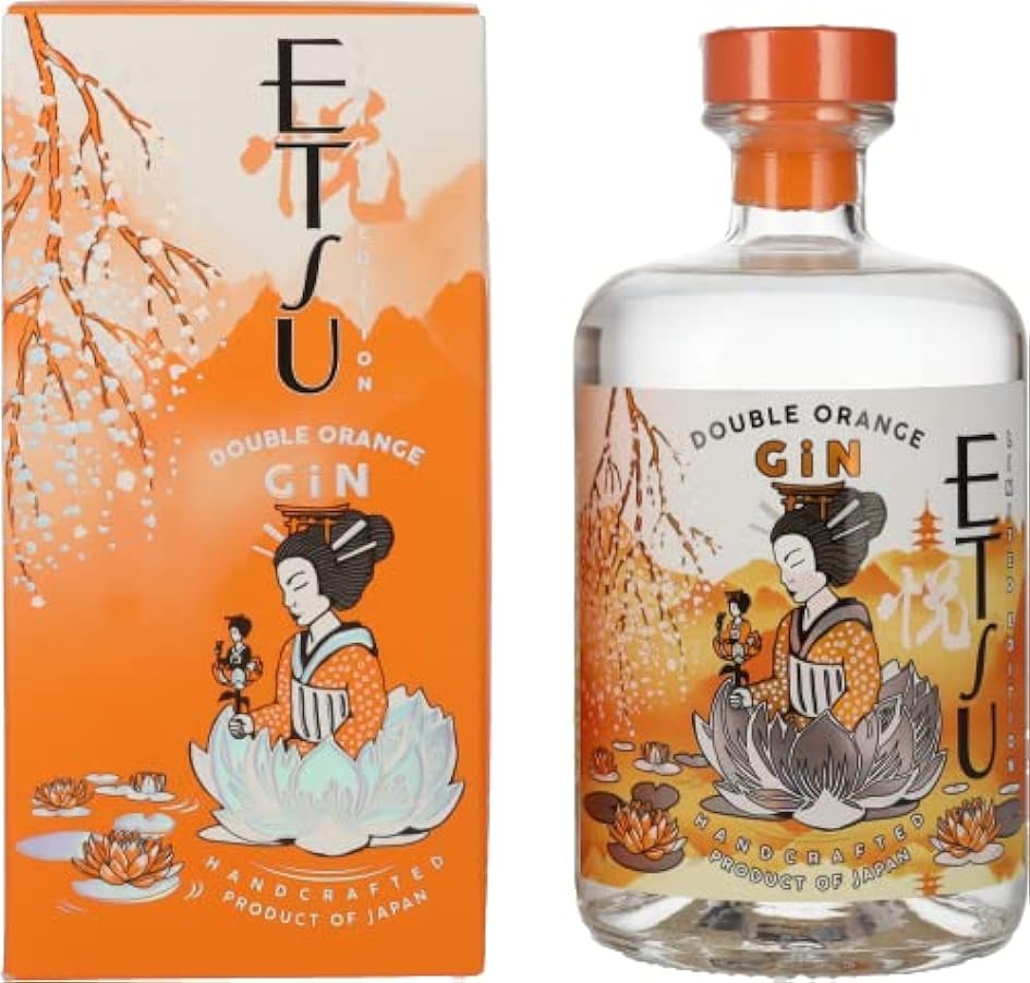 Etsu Gin Double Orange Limited Edition 43% Vol 0.7 l in Confezione Regalo 666121281