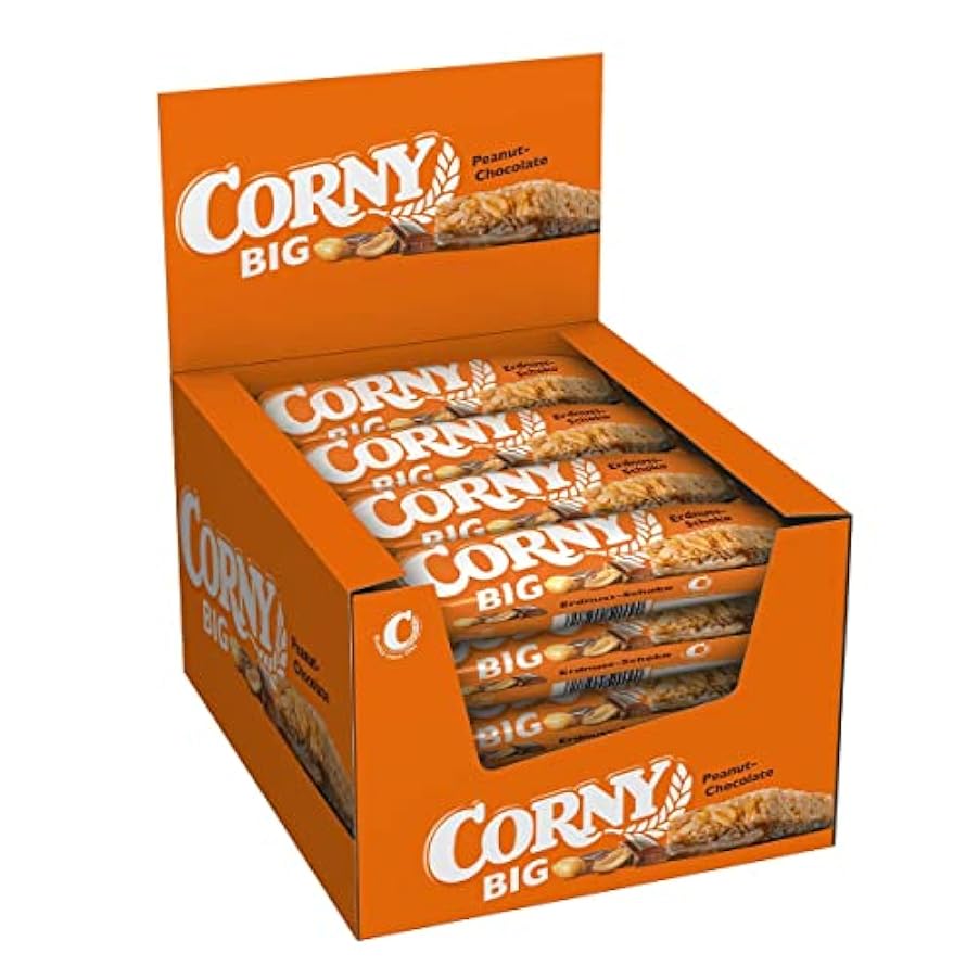 Corny Big Peanut Chocolate - Barretta per cereali, 24 x 50 g 393909322