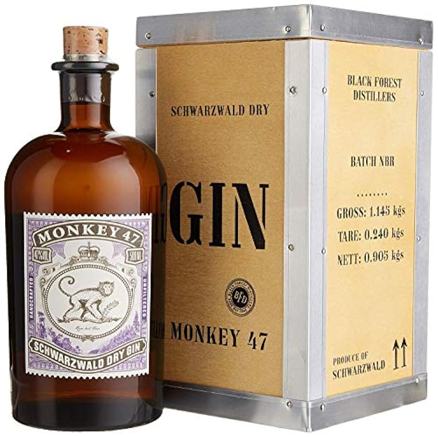 Monkey 47 Monkey 47 Schwarzwald Dry Gin 47% Vol. 0,5L In Giftbox - 500 ml 574190330