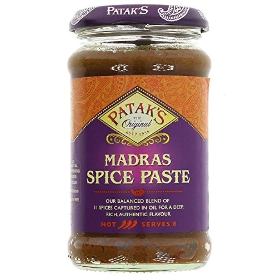 Pataks | Madras Curry Paste | 6 x 283G 4714369