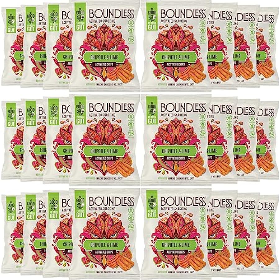 BOUNDLESS ACTIVATED CHIPS, Chipotle and Lime, 24x23g 858921672